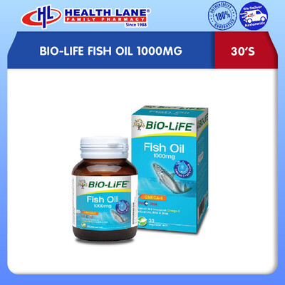 BIO-LIFE FISH OIL 1000MG (30'S)